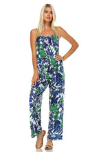 Marcelle Margaux Sleeveless Elastic Waistline Printed Jumpsuit