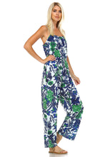 Marcelle Margaux Sleeveless Elastic Waistline Printed Jumpsuit