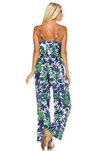 Marcelle Margaux Sleeveless Elastic Waistline Printed Jumpsuit