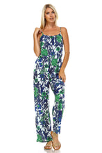 Marcelle Margaux Sleeveless Elastic Waistline Printed Jumpsuit