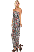 Marcelle Margaux Printed Elastic Waistline Tie Jumpsuit