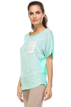 Women's Short Sleeve Lace Pocket Top
