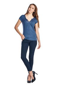 Urban Love Jersey Short Sleeve Top - WholesaleClothingDeals - 6