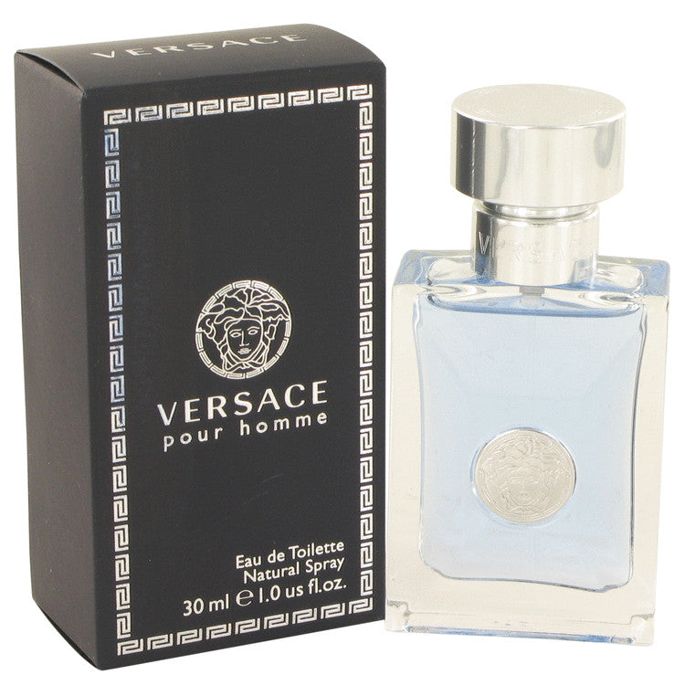 Versace Pour Homme by Versace Eau De Toilette Spray 1 oz for Men