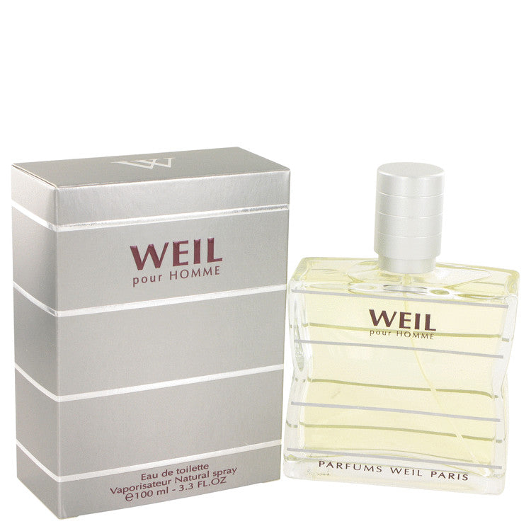 Weil Pour Homme by Weil Eau De Toilette Spray 3.4 oz for Men