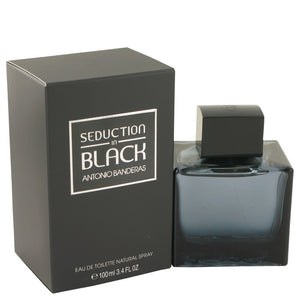 Seduction In Black by Antonio Banderas Eau De Toilette Spray 3.4 oz for Men