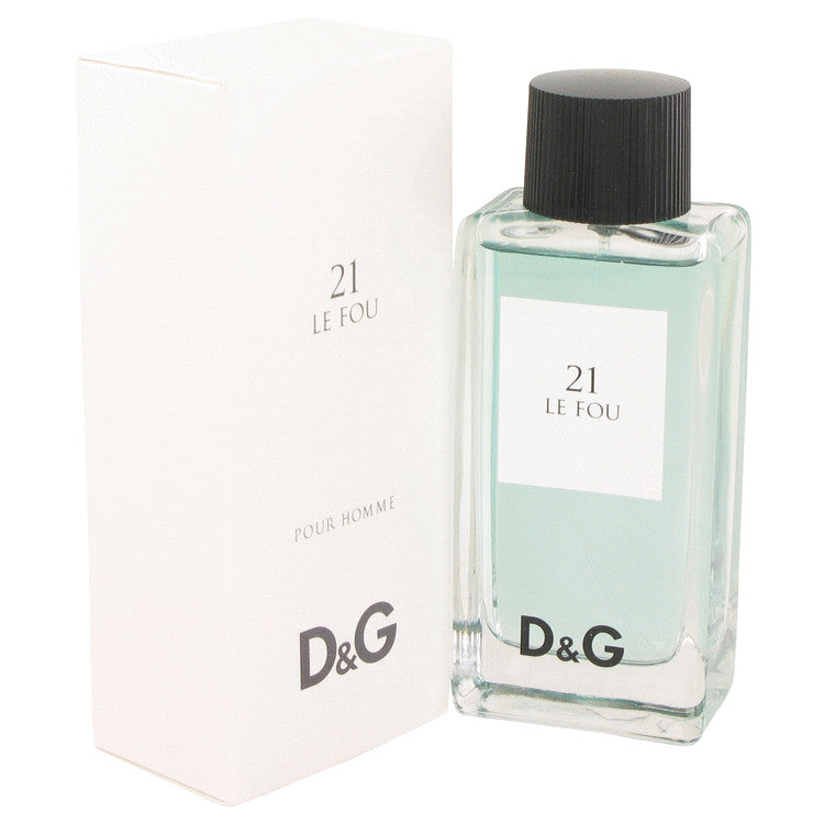 Le Fou 21 by Dolce & Gabbana Eau De Toilette Spray 3.3 oz for Men