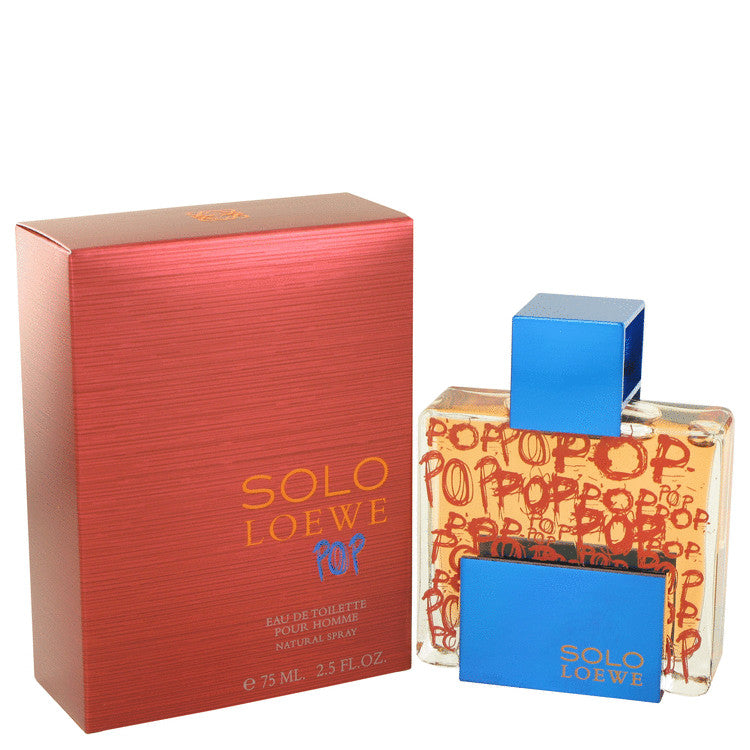 Solo Loewe Pop by Loewe Eau De Toilette Spray 2.5 oz for Men