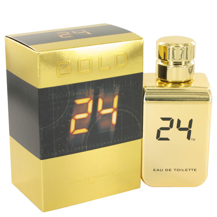 24 Gold The Fragrance by ScentStory Eau De Toilette Spray 3.4 oz for Men