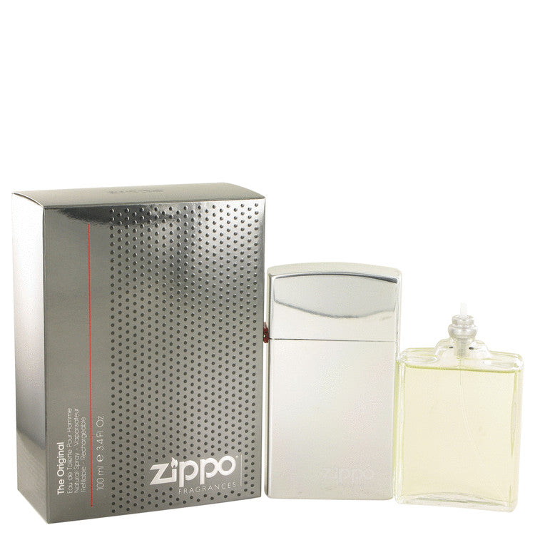 Zippo Original by Zippo Eau De Toilette Spray Refillable 3.4 oz for Men