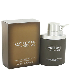 Yacht Man Chocolate by Myrurgia Eau De Toilette Spray 3.4 oz for Men