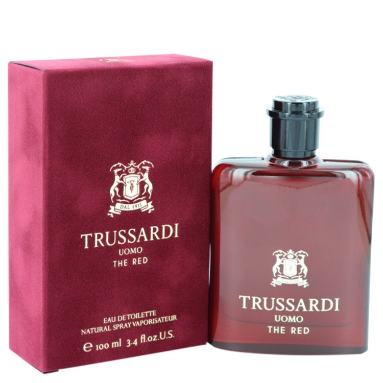 Trussardi Uomo The Red by Trussardi Eau De Toilette Spray 3.4 oz for Men