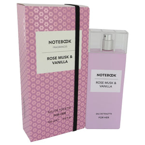 Notebook Rose Musk & Vanilla by Selectiva SPA Eau De Toilette Spray 3.4 oz for Women