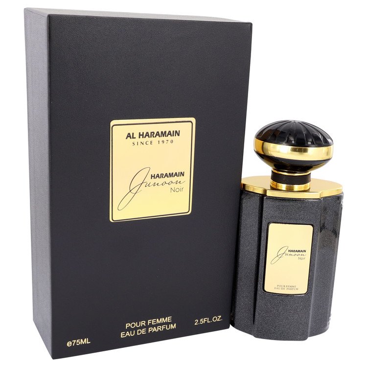 Al Haramain Junoon Noir by Al Haramain Eau De Parfum Spray 2.5 oz for Women