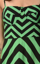 Urban Love Zig Zag Printed Corset Dress