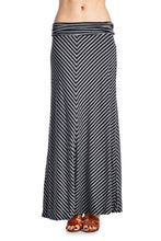 Christine V Chevron Stripe Maxi Skirt