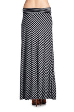 Christine V Chevron Stripe Maxi Skirt