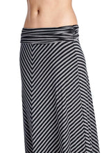 Christine V Chevron Stripe Maxi Skirt