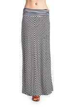 Christine V Chevron Stripe Maxi Skirt