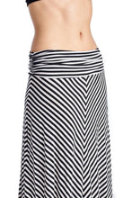 Christine V Chevron Stripe Maxi Skirt