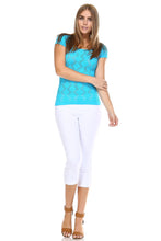Urban Love Textured Knit Stretch Glitter Top