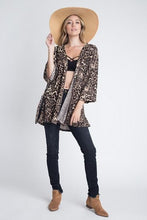 Women's European Style Leopard Printed Cardigan