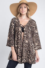 Women's European Style Leopard Printed Cardigan