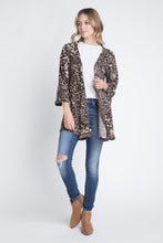 Women's European Style Leopard Printed Cardigan