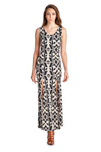 Urban Love Sleeveless Maxi Dress with Front Slits