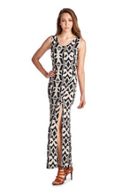 Urban Love Sleeveless Maxi Dress with Front Slits