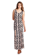 Urban Love Sleeveless Maxi Dress with Front Slits