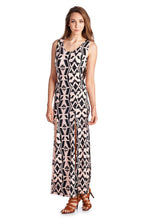Urban Love Sleeveless Maxi Dress with Front Slits