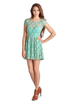 Urban Love Sleeveless Floral Lace Dress