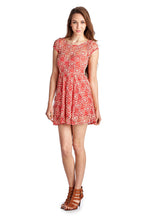 Urban Love Sleeveless Floral Lace Dress