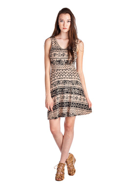 Urban Love Printed Jersey Dress