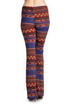 Urban Love Geo Stripe Flare Pants