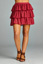 Urban Love Printed Stars Tiered Skirt