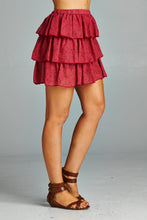 Urban Love Printed Stars Tiered Skirt