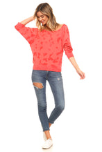 Women's Tie Dye French Terry Dolman Sleeve Sweatshirt