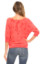 Women's Tie Dye French Terry Dolman Sleeve Sweatshirt