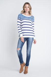 Women's Stripe Knit Sweater