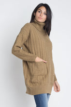 Women's Loose Fit Turtleneck Sweater