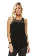 Women's Mixed Stripe Sleeveless Top