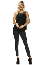 Women's Mixed Stripe Sleeveless Top