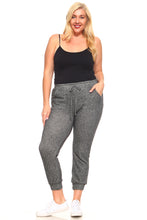 Women's Plus Size Sweat Pants with Cuffs