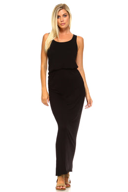 Women's Racer Back Maxi Dress