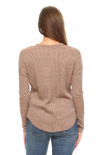 Women's Long Sleeve V-Neck Top