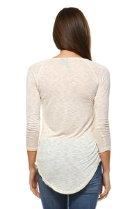 Women's Long Sleeve Round Neck Top