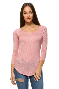 Women's Long Sleeve Round Neck Top