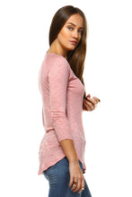 Women's Long Sleeve Round Neck Top